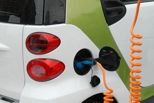 an electric vehicle chanrging